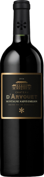 Vin rouge Château d'Arvouet Montagne Saint-Émilion